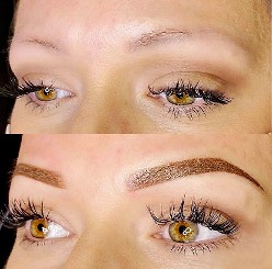 Ombre Powder Brows (Before & After)