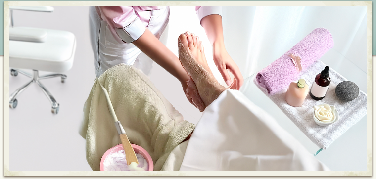 Add-on foot exfoliation treatment