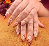 Autumn Design on Nails