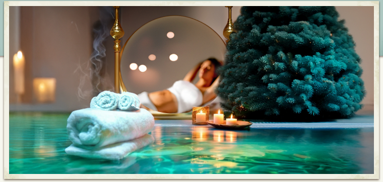 A winter spa experience