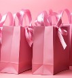 pink gift bags