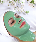 Woman enjoyhing Repechage Vita Cura 5 Phase Facial