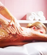Rose-infused body scrub