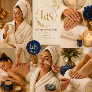 Woman enjoying spa services