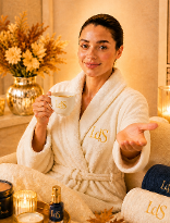spa client inviting the viewer