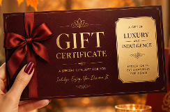 Autumn spa gift certificate image
